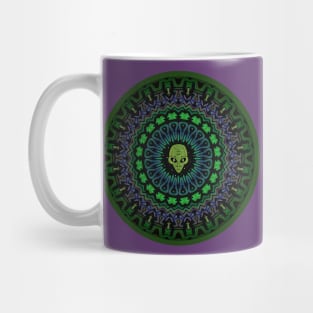 GREEN Alien Head Mug